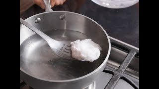 Alton Brown Makes the Perfect Poached Egg  Food Network [upl. by Assille734]