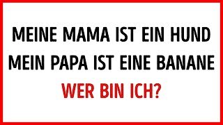 15 SCHWIERIGE RÄTSEL DIE DICH ZUM KNOBELN BRINGEN [upl. by Ahsie]