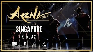 KINJAZ  ARENA SINGAPORE 2017 JUDGES SHOWCASE [upl. by Lubet415]