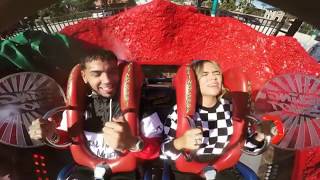 ANUEL AA Y KAROL G EN UN PARQUÉ DE DIVERSIONES [upl. by Kwang]