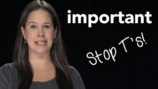 How to Pronounce IMPORTANT  American English [upl. by Rosabella]