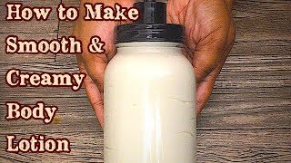 DIY Moisturizing Lotion Recipe EASY  HOW TO MAKE LOTION AT HOME FOR BEGINNERS [upl. by Nellahs876]