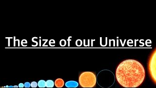 The Size of Our Universe Universe Size Comparison [upl. by Sonaj]