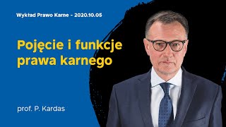 Wykład 1 z prawa karnego 05102020  prof dr hab Piotr Kardas [upl. by Zoeller]