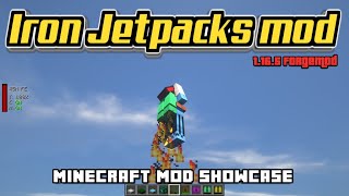 Minecraft 1165  Iron Jetpacks mod Review [upl. by Anabel]