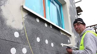 Application and installation of an external wall insulation system [upl. by Heffron]