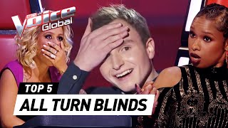 The Voice  Best ALL TURN Blind Auditions worldwide PART 3 [upl. by Pendleton]