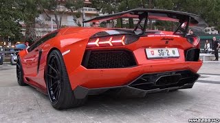 LOUDEST Lamborghini Aventador Start Up Ive Ever Heard [upl. by Elehcin]