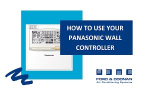 How To Use your Panasonic Controller [upl. by Stafani]