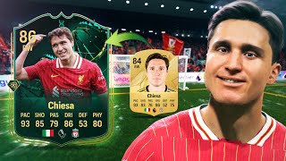 86 Evolution Chiesa gets even BETTER 🤯 FC 25 Player Review [upl. by Eniamrahc]