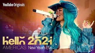 Karol G New Year’s Eve Performance  Hello 2021 Americas [upl. by Kayle]