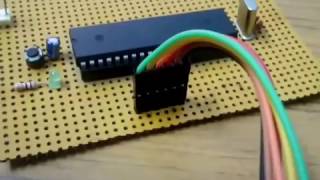 HOW TO BURN A PROGRAMME IN 8051 MICRO CONTROLLER [upl. by Ysabel]