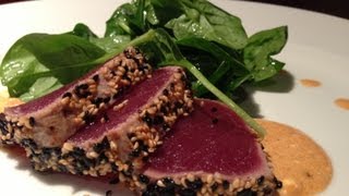 Seared Ahi Tuna Recipe [upl. by Hephzipa]