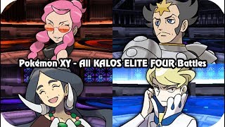 Pokémon XY  All Elite Four Battles [upl. by Zephaniah615]