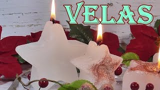 Cómo hacer velas caseras aromáticas Velas con moldes [upl. by Allak]