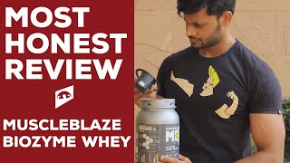 MUSCLEBLAZE BIOZYME WHEY PROTEIN REVIEW  LAB TEST REPORT [upl. by Ieppet101]