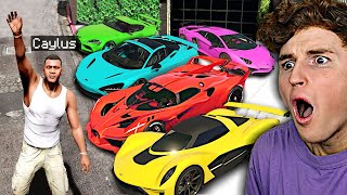 Collecting RARE Quintillionaire Supercars In GTA 5 Mods [upl. by Isolde]