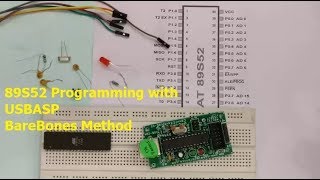 8051 Programming with USBASP  Barebones method [upl. by Alyakcim]