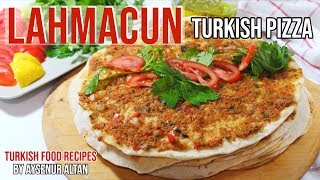 Lahmacun Recipe  How To Make Lahmacun In A Pan Without Oven [upl. by Lewls]