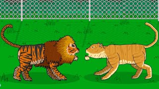 LIGER VS TIGON ANIMATION [upl. by Obadiah]