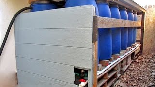 DIY Backyard Rainwater Harvesting Using Repurposed Food Grade Barrels [upl. by Waiter673]