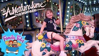 Adventuredome Rides and Water Slides at Circus Circus  Las Vegas for Kids [upl. by Munroe590]