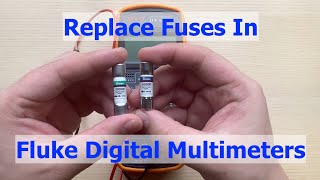 How to Replace Fuses in your Fluke Digital Multimeter Tutorial [upl. by Sadirah]