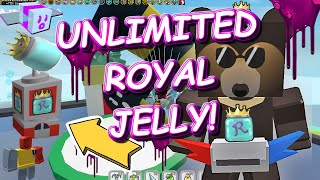 🐝 How To Get UNLIMITED ROYAL JELLY in Bee Swarm Simulator NOOB TO PRO 🐝 [upl. by Tnomal68]