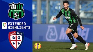 Sassuolo vs Cagliari Extended Highlights  Coppa Italia Frecciarossa  CBS Sports Golazo [upl. by Nybor]