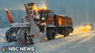 Californians brace for massive winter storm [upl. by Areek]