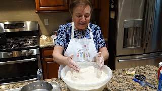 Italian Grandma Makes Zeppole with Raisins [upl. by Notle]