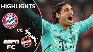 Bayern Munich vs Cologne  Bundesliga Highlights  ESPN FC [upl. by Ecaj]