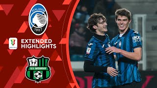 Atalanta vs Sassuolo Extended Highlights  Coppa Italia  CBS Sports Golazo [upl. by Hardie]