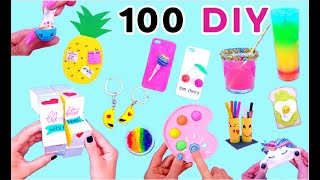 100 DIY  EASY DIY PROJECTS YOU CAN DO AT HOME IN 5 MINUTES  Pop It Fidget Toys Room Decor amp more [upl. by Rolland]