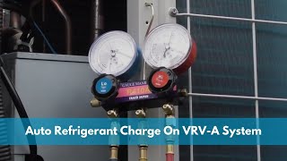 VRVA System Auto Refrigerant Charge Procedures  Daikin Singapore [upl. by Letnoj134]