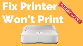 How to Fix A Printer That Wont Print [upl. by Ruford]