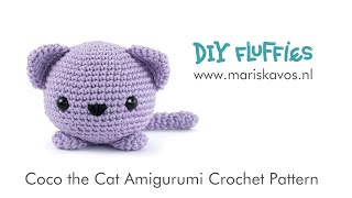 Coco the Cat Amigurumi crochet Tutorial English [upl. by Alhahs371]