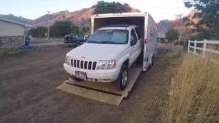 Enclosed Car Trailer Winch Install [upl. by Danyette607]