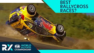 BEST of RALLYCROSS World RX crashes epic overtakes roll overs spins and more [upl. by Etz]