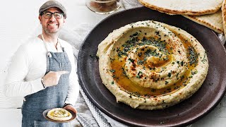 Easy Homemade Hummus Recipe from Scratch [upl. by Elbon]