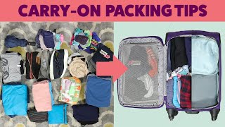 How To Pack A CarryOn Suitcase For A TwoWeek Trip [upl. by Bronez93]