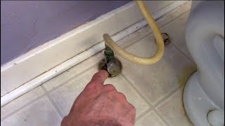 How to Stop Vibration or Noise Coming from a Toilet Valve [upl. by Herrington]