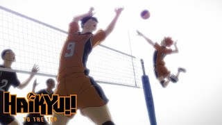 Karasunos Killer Attack  HAIKYU TO THE TOP [upl. by Etnelav]