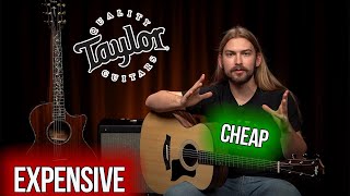 Expensive vs Cheap Taylor Guitars  PS14ce vs 114e [upl. by Nuaj]