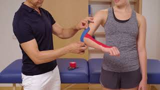 Leukotape® K  Elbow Kinesiology Taping Technique [upl. by Wandy]