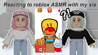 I reacted to Roblox ASMR With My Sister… [upl. by Lleihsad]