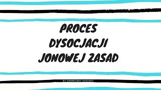 Dysocjacja jonowa zasad [upl. by Manville]