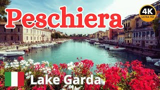 Peschiera del Garda Italy 🇮🇹 4K Walking Tour  August 2024 [upl. by Nyre776]