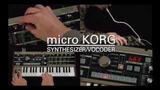 The microKORG SynthesizerVocoder from Korg  A Closer Look [upl. by Belvia]