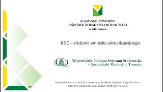 BDO – złożenie wniosku aktualizacyjnego [upl. by Benjy554]